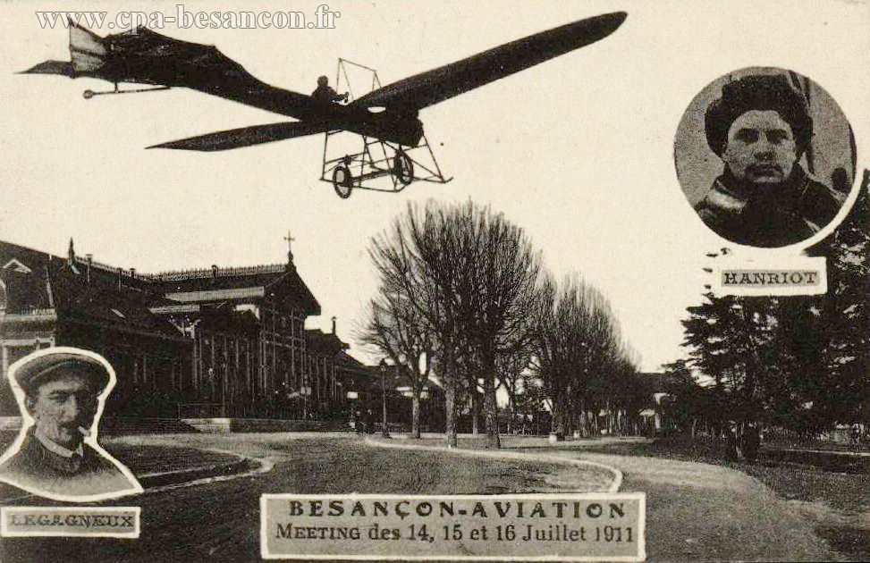 BESANÇON - AVIATION - MEETING des 14, 15 et 16 Juillet 1911